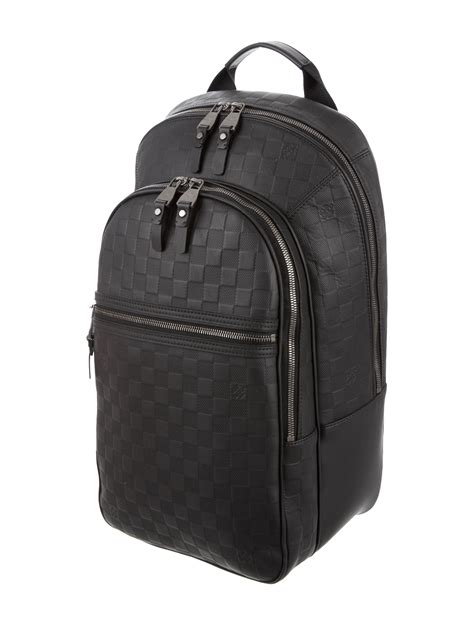 louis vuitton black damier backpack